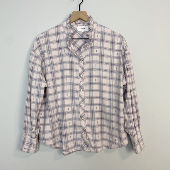 Xirena Jensen Plaid Flannel Snap Button Shirt - Picture 6 of 13